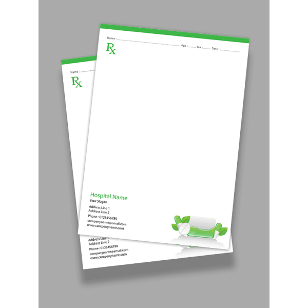 Ayurvedic Prescription Pad Design Ayurvedic Prescription Pad Design