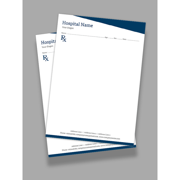 Premium Prescription Pad Design Premium Prescription Pad Design