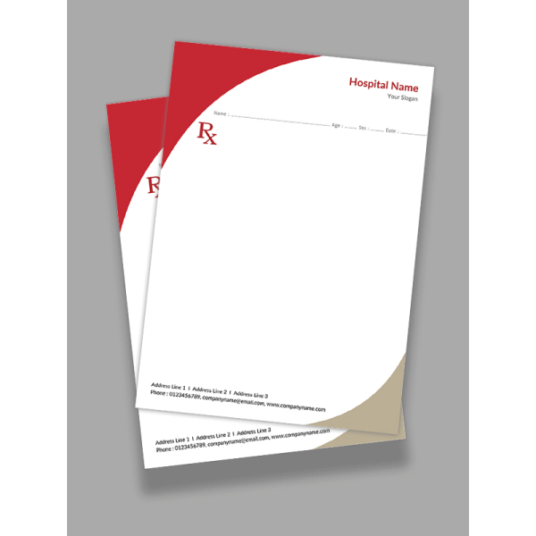 Premium Prescription Pad Design Premium Prescription Pad Design