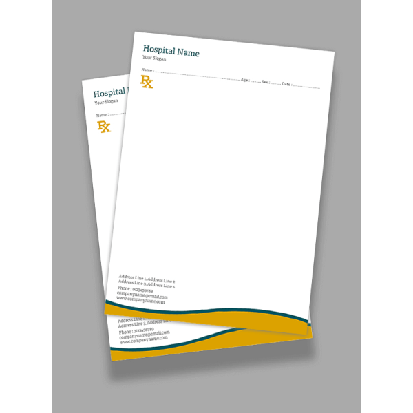 Premium Prescription Pad Design Premium Prescription Pad Design
