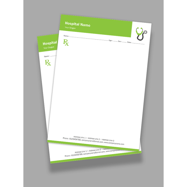 Premium Prescription Pad Design Premium Prescription Pad Design