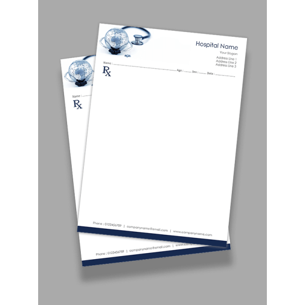 General Prescription Pad Design General Prescription Pad Design