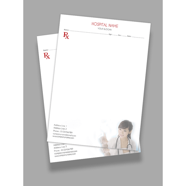 Doctors Prescription Pad Design Doctors Prescription Pad Design