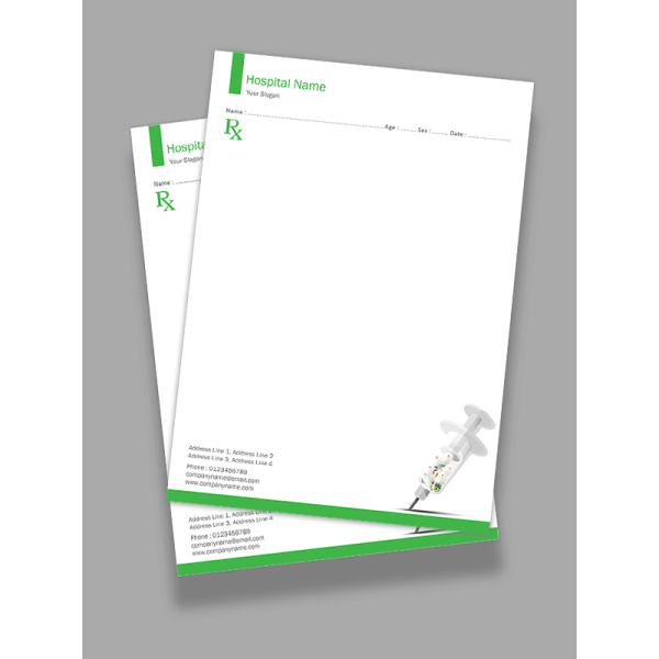 Physician Prescription Pad Design Physician Prescription Pad Design