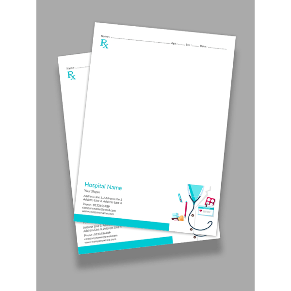 Premium Prescription Pad Design Premium Prescription Pad Design
