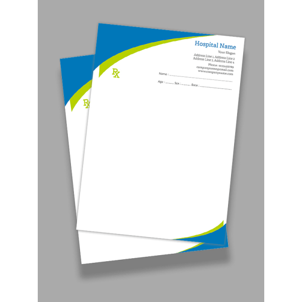 Premium Prescription Pad Design Premium Prescription Pad Design