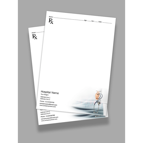 Doctors Prescription Pad Design Doctors Prescription Pad Design