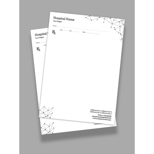 Creative Prescription Pad Design Creative Prescription Pad Design