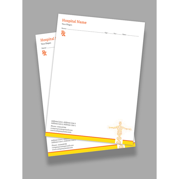 Physiotherapy Prescription Pad Design Physiotherapy Prescription Pad Design