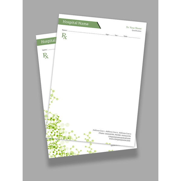 Neurosurgeon Prescription Pad Design Neurosurgeon Prescription Pad Design