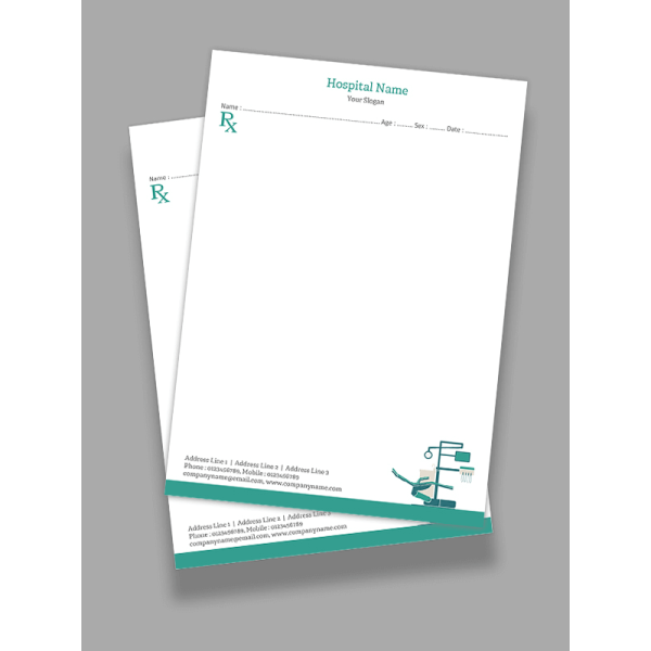 Creative Prescription Pad Design Creative Prescription Pad Design