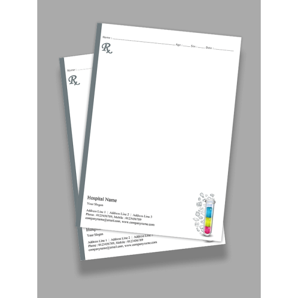Premium Prescription Pad Design Premium Prescription Pad Design