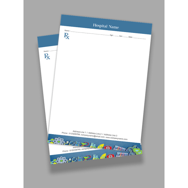 Creative Prescription Pad Design Creative Prescription Pad Design