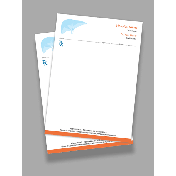 Hepatologist Prescription Pad Design Hepatologist Prescription Pad Design