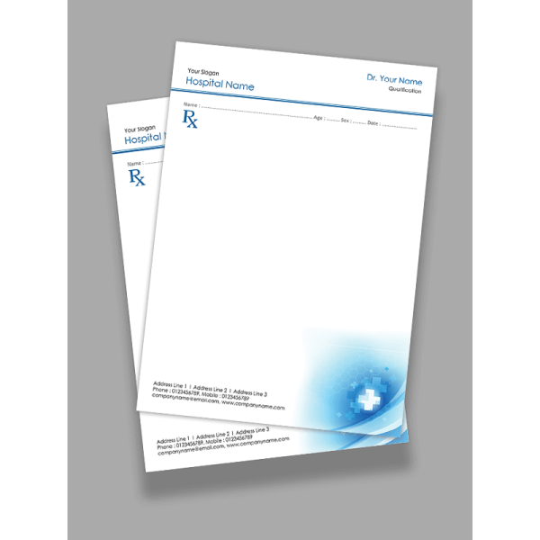 Premium Prescription Pad Design Premium Prescription Pad Design
