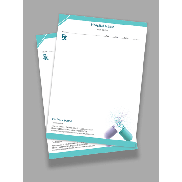 Premium Prescription Pad Design Premium Prescription Pad Design