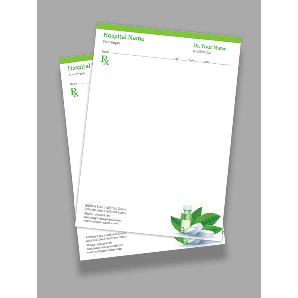 Ayurvedic Prescription Pad Design Ayurvedic Prescription Pad Design