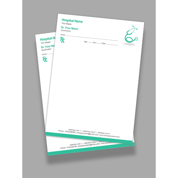 Simple Prescription Pad Design Simple Prescription Pad Design