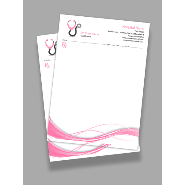 Creative Prescription Pad Design Creative Prescription Pad Design