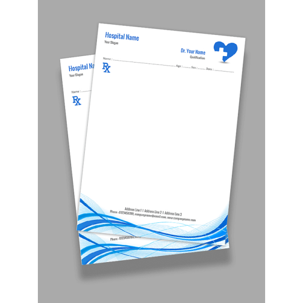 Premium Prescription Pad Design Premium Prescription Pad Design