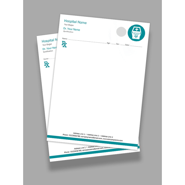 Premium Prescription Pad Design Premium Prescription Pad Design
