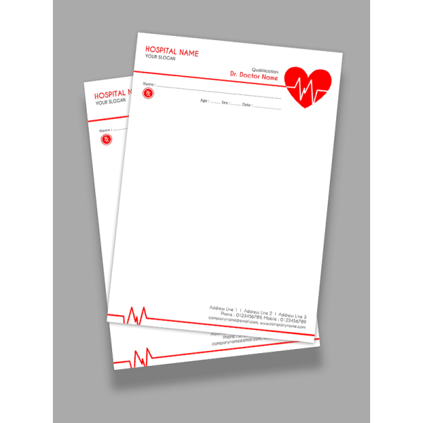 Cardiologist Prescription Pad Design Cardiologist Prescription Pad Design