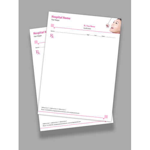 Dentist Prescription Pad Design