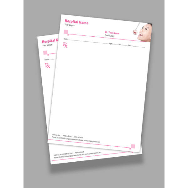 Dentist Prescription Pad Design Dentist Prescription Pad Design