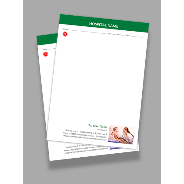 paediatrician Prescription Pad Design paediatrician Prescription Pad Design