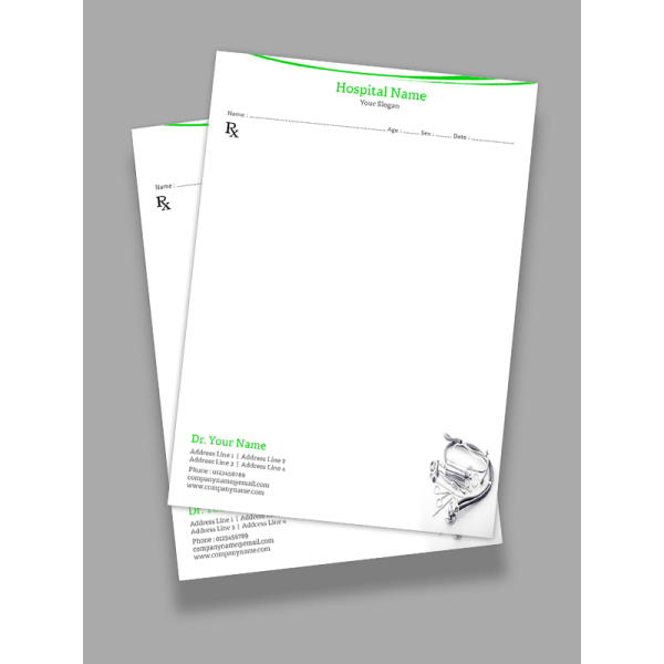 Doctors Prescription Pad Design Doctors Prescription Pad Design