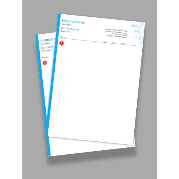 Premium Prescription Pad Design Premium Prescription Pad Design