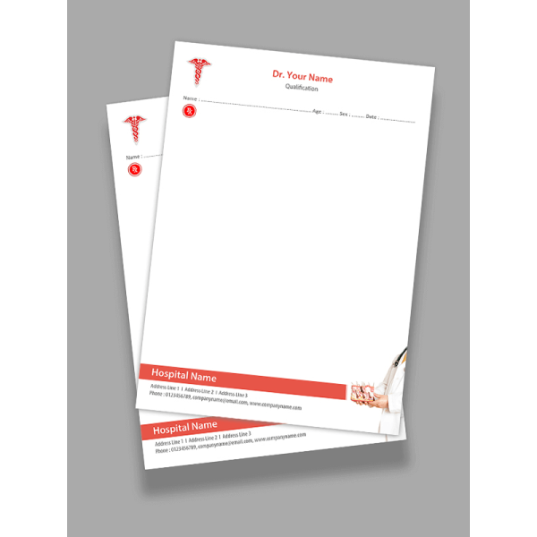 Skin Specialist Prescription Pad Design Skin Specialist Prescription Pad Design