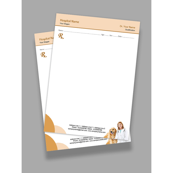 Veterinary Doctor Prescription Pad Design Veterinary Doctor Prescription Pad Design