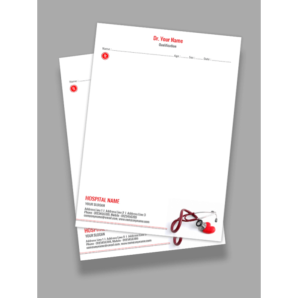 Cardiologist Prescription Pad Design Cardiologist Prescription Pad Design