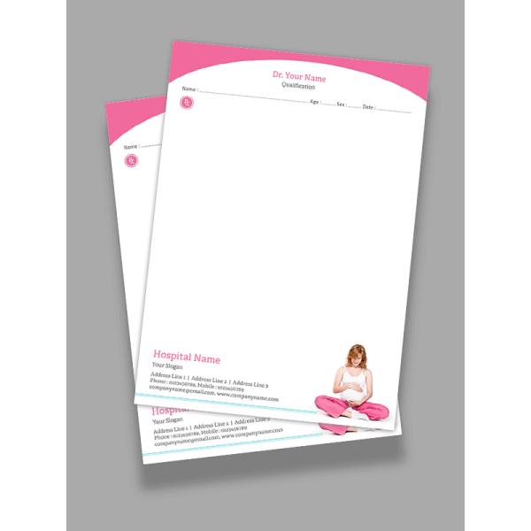 Gynecologist Prescription Pad Design Gynecologist Prescription Pad Design