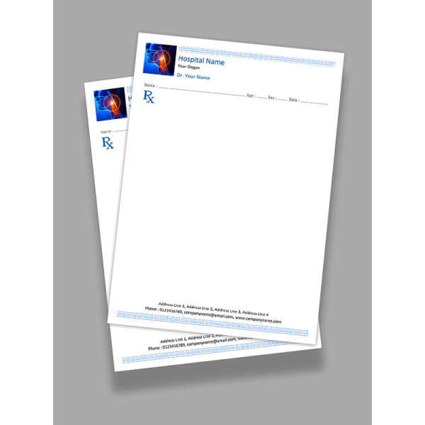 Endocrinologist Prescription Pad Design Endocrinologist Prescription Pad Design