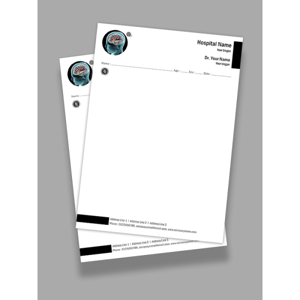 Neurosurgeon Prescription Pad Design Neurosurgeon Prescription Pad Design