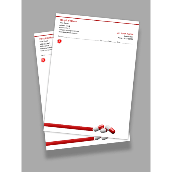 Simple Prescription Pad Design Simple Prescription Pad Design
