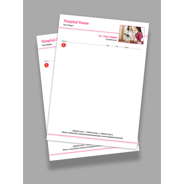 Gynecologist Prescription Pad Design Gynecologist Prescription Pad Design