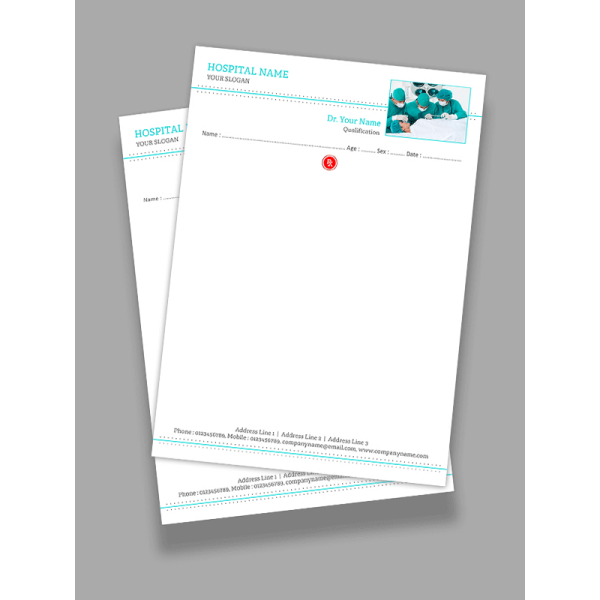 Surgeon Prescription Pad Design Surgeon Prescription Pad Design