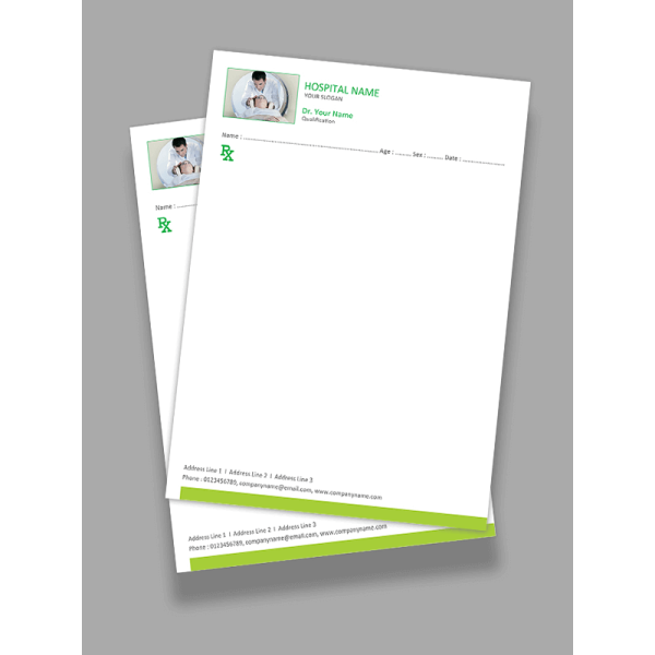 Radiologist Prescription Pad Design
