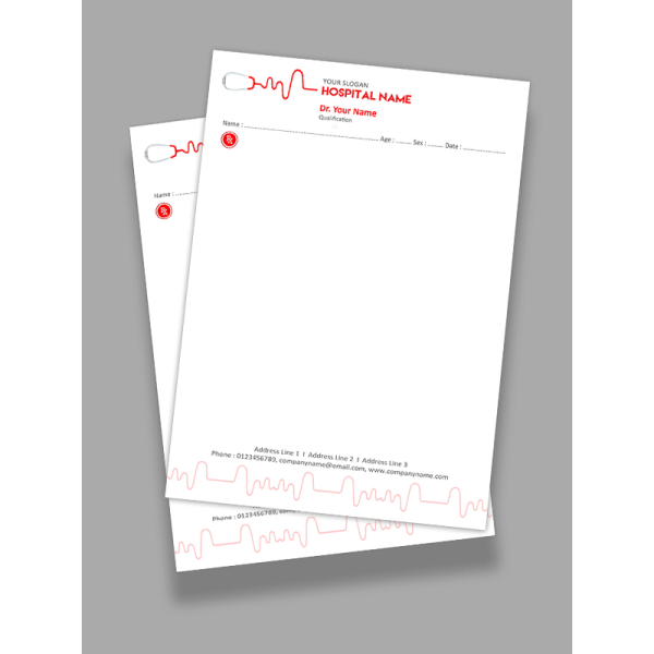Simple Prescription Pad Design Simple Prescription Pad Design