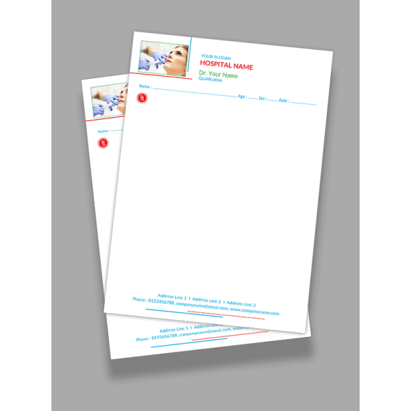Dental Doctor Prescription Pad Design Dental Doctor Prescription Pad Design