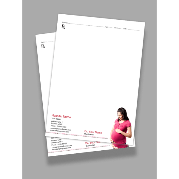 Gynecologist Prescription Pad Design Gynecologist Prescription Pad Design