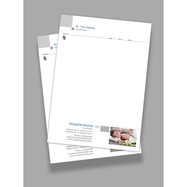 Baby Care Hospital Prescription Pad Design Baby Care Hospital Prescription Pad Design