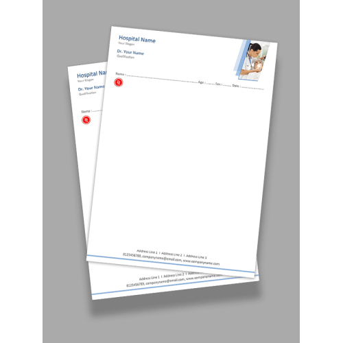 Dental Specilist Prescription Pad Design