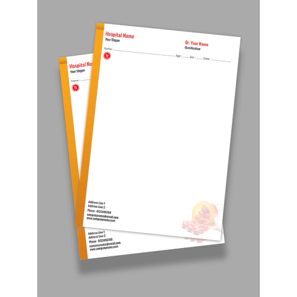 Premium Prescription Pad Design Premium Prescription Pad Design