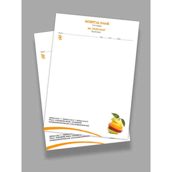 Premium Prescription Pad Design Premium Prescription Pad Design