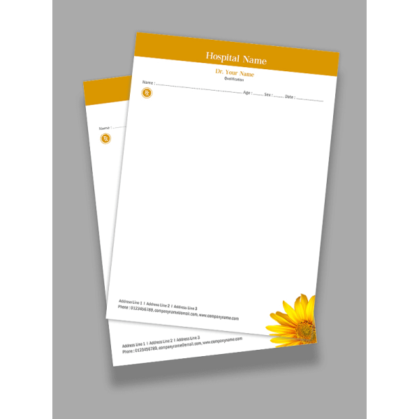 Premium Prescription Pad Design Premium Prescription Pad Design