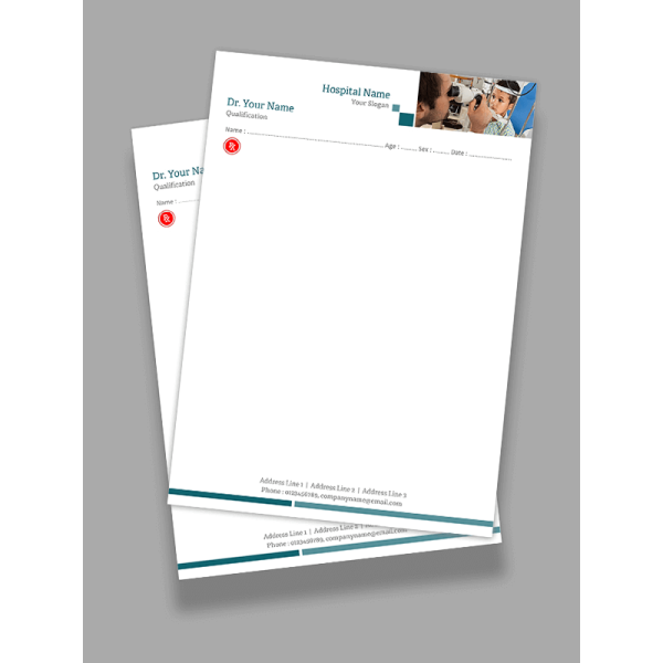 Ophthalmologist Prescription Pad Design Ophthalmologist Prescription Pad Design